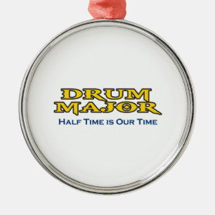 HALF TIME IS OUR TIME METAL ORNAMENT