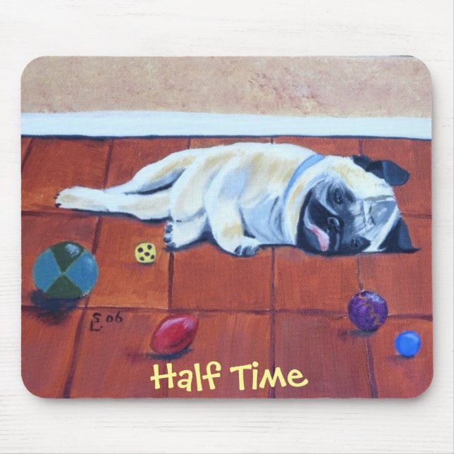 Half Time Mouse Pad (Front)