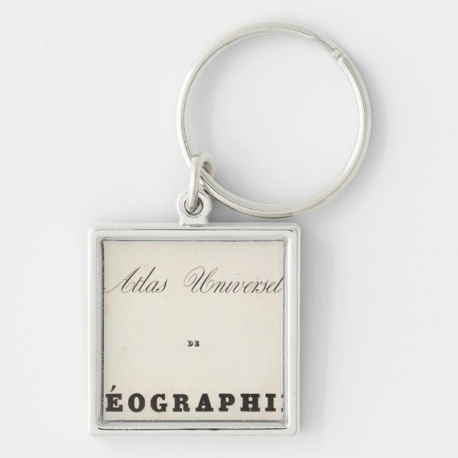 Half Title Atlas universel Oceania Key Ring (Front)
