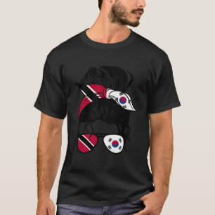 Half Trinidadian Half South Korea Trinidad South K T-Shirt