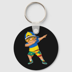 Half Ukrainian Grenadian Boy Ukraine Grenada Flag  Key Ring