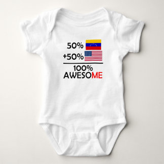 Half Venezuela Half American Baby Bodysuit
