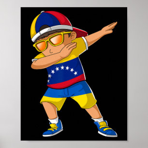 Half Venezuelan Ukrainian Boy Venezuela Ukraine Fl Poster