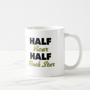 Half Vicar Half Rock Star Coffee Mug