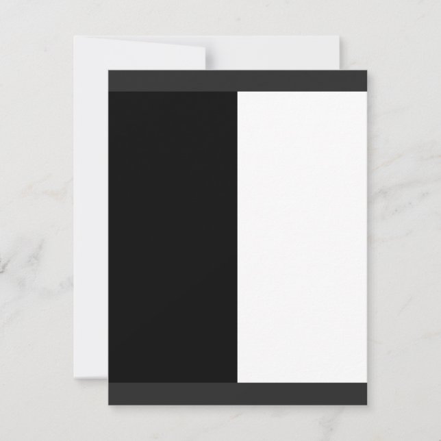 half white half black, half black half white (Front)