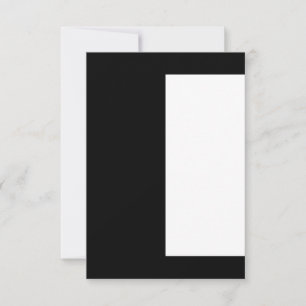 half white half black, half black half white card