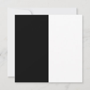 half white half black, half black half white save the date