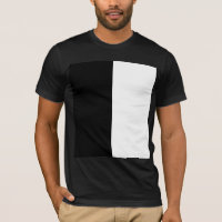 half white half black, half black half white
