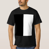 half white half black, half black half white