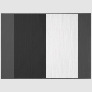 half white half black, half black half white tissue paper