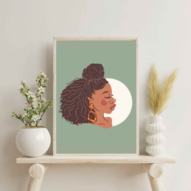 Half woman half moon poster (Creator Uploaded)