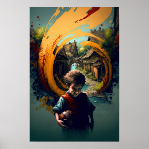 Halfling Adventurer Poster   D&D Art 5
