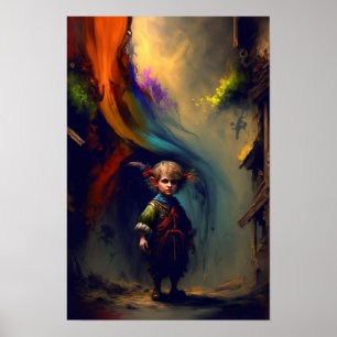 Halfling Rogue Fantasy Poster RPG Art 2