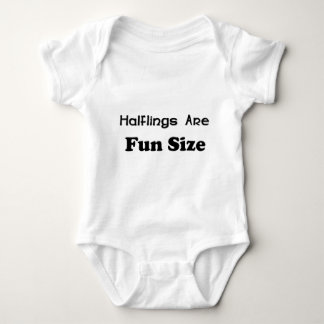 Halflings Are Fun Size Baby Bodysuit