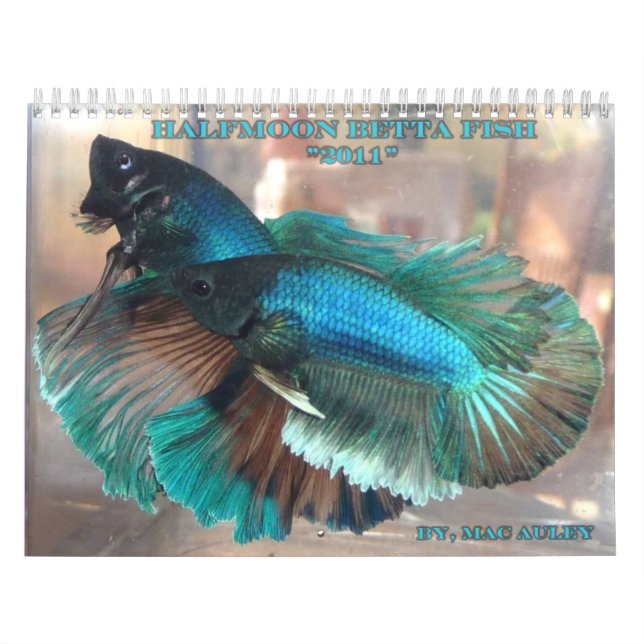 Halfmoon Betta Fish Calendar (Cover)
