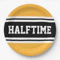 HALFTIME Bold Orange Black White Racing Stripes