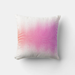 Halftone abstract background. blending lines and d cushion