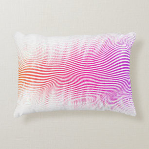 Halftone abstract background. blending lines and d decorative cushion