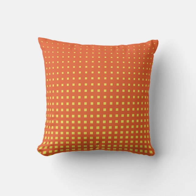 Halftone background. Comic style. Abstract geometr Cushion (Front)