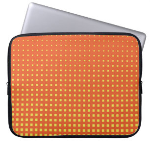 Halftone background. Comic style. Abstract geometr Laptop Sleeve