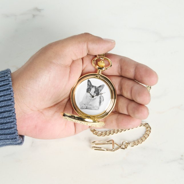 Halftone Cat Watch (Hand)