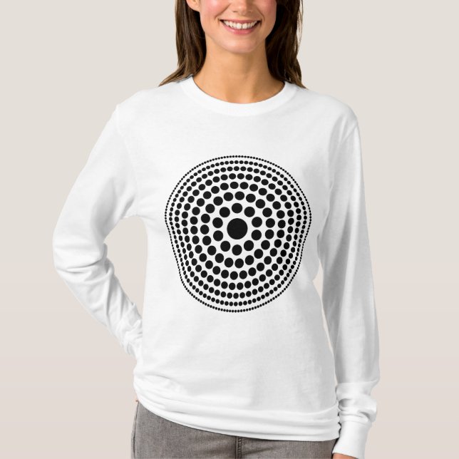 Halftone Circle 01 T-Shirt (Front)