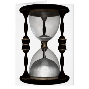 Halftone Hourglass Sand Timer