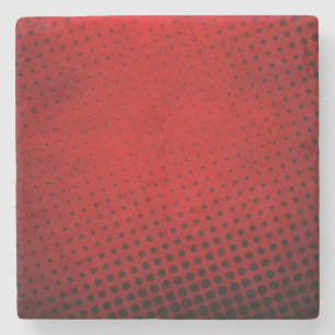 Halftone pattern background stone coaster