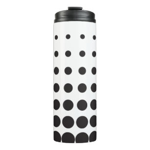 Halftone pattern dot modern retro thermal tumbler
