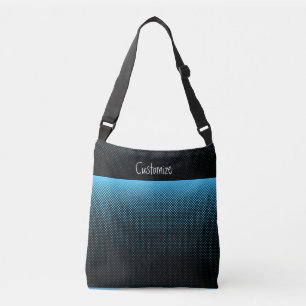 Halftone Vector Diamond Pattern Thunder_Cove Crossbody Bag