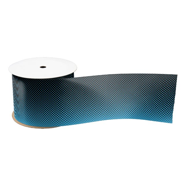 Halftone Vector Diamond Pattern Thunder_Cove Satin Ribbon (Spool)