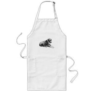 Halftone Watch, Steady Friend Long Apron