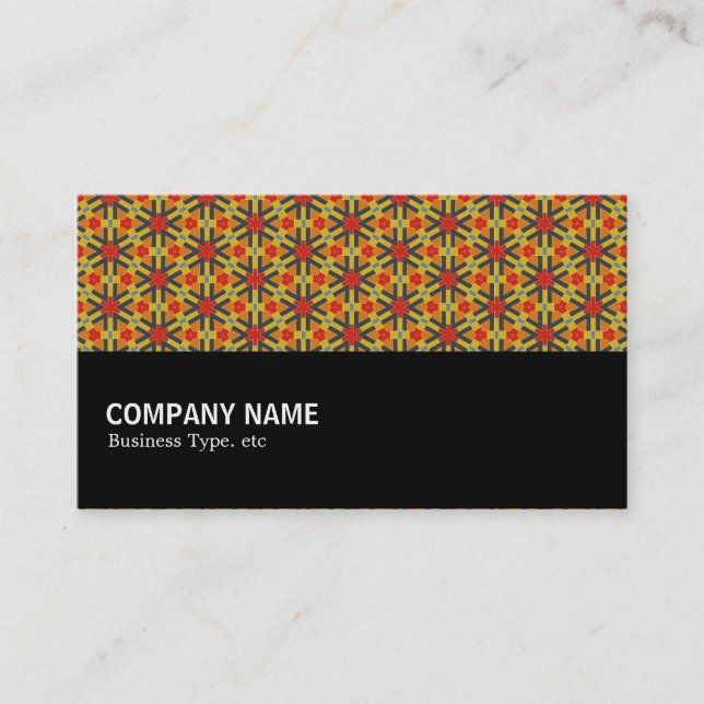 Halfway 0124 - Geometric Pattern 02 Business Card (Front)