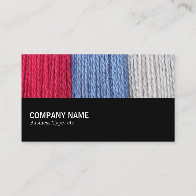 Halfway - Darning Thread Business Card (Front)