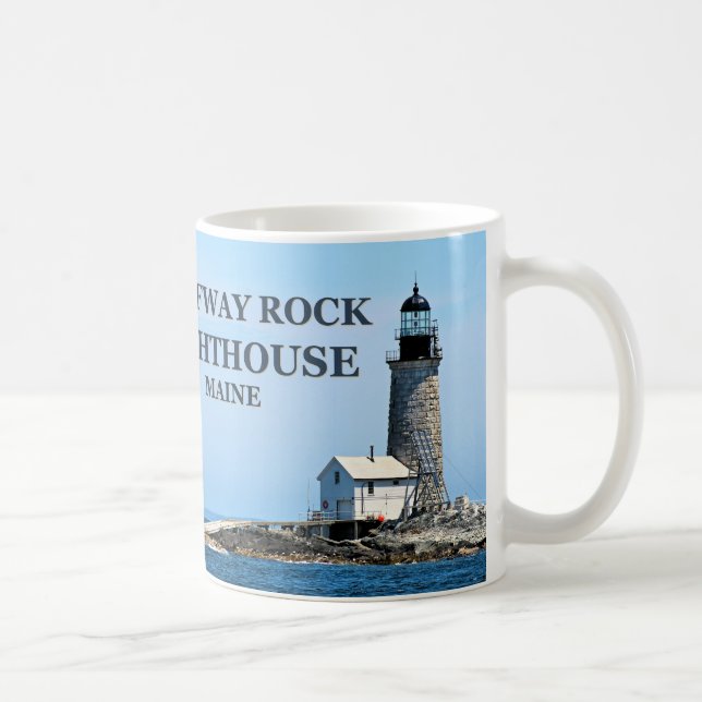 Halfway Rock Lighthouse, Maine Mug (Right)