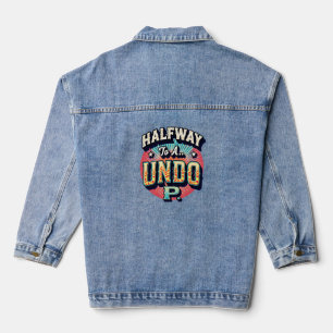 Halfway to a Hundo - 50th Birthday Denim Jacket