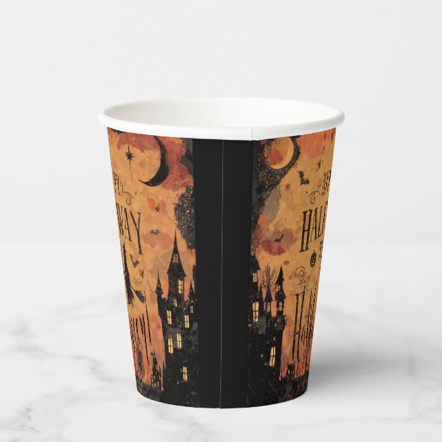 Halfway to Halloween Partyware Paper Cups (Right)