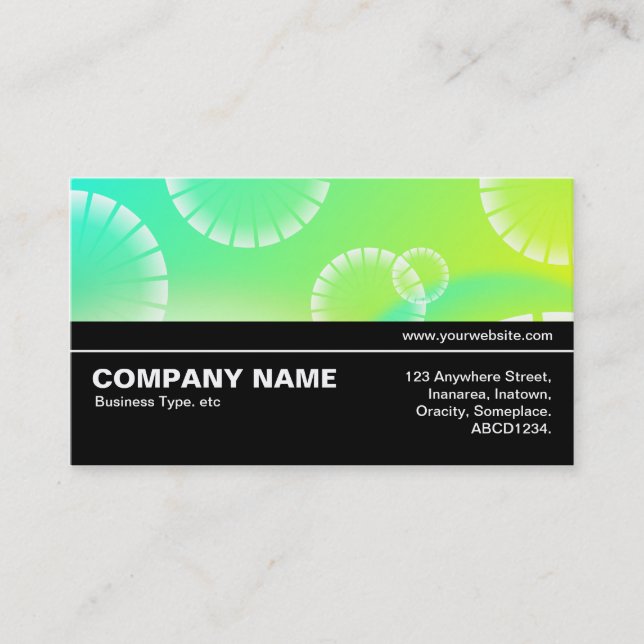 Halfway V3 - Abstract 01 Business Card (Front)