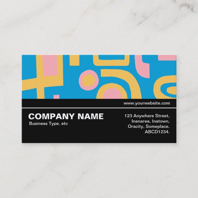 Halfway V3 - Abstract 170914 Business Card (Front)