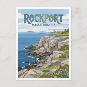 Halibut Point State Park Rockport Massachusetts Postcard
