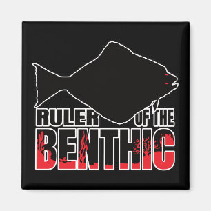 Halibuts Halibut Flatfish Fish – Marine Geek Magnet