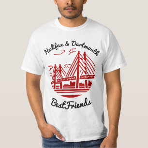  Halifax and Dartmouth Bestfriends Nova Scotia  T-Shirt