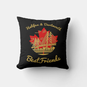 Halifax Dartmouth best friend pride Canada 902 Cushion