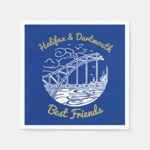 Halifax Dartmouth best friends party napkin
