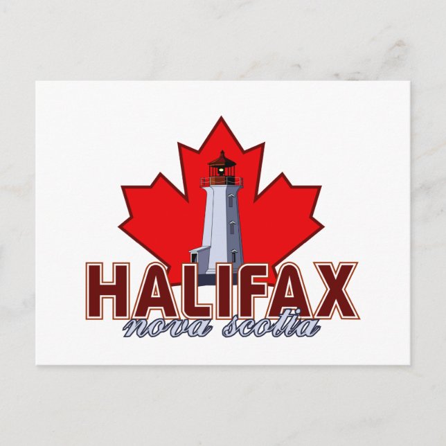 Halifax Lighthouse Postcard (Front)