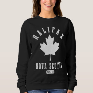Halifax Nova Scotia Canada Vintage Pride Canadian  Sweatshirt