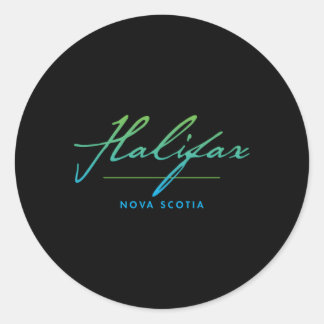 Halifax Nova Scotia Classic Round Sticker