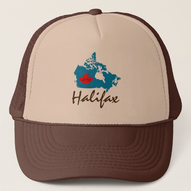 Halifax Nova Scotia  Customise Canada hat (Front)