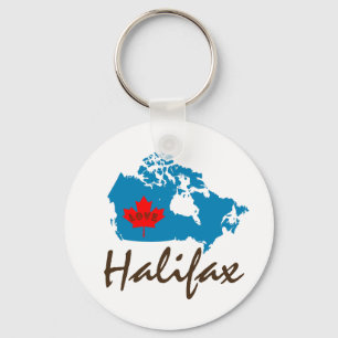 Halifax Nova Scotia  Customise Canada keychain