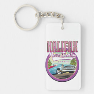 Halifax Nova Scotia travel logo  Key Ring